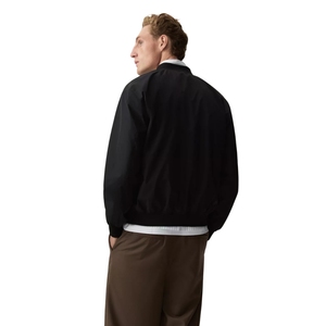 Haute qualité hommes col montant Bomber veste automne/hiver coupe-vent fermeture à glissière mince Style décontracté usine solide enduit - Product Image 3