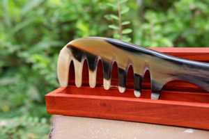 The CRAFT EXIM Other Material Handcrafted Hand Engraved <b>Hair</b> <b>Comb</b> for Daily Grooming and Smooth <b>Hair</b> Use - Product Image 3