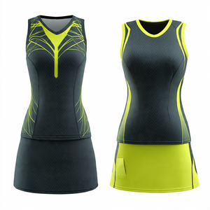 Ropa Deportiva, Vestidos de Netball para Mujer, Alta Calidad, 100% Poliéster, Uniformes de Entrenamiento de Netball, Vestidos, Top - Product Image 3