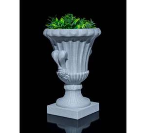 แจกันและกระถางดอกไม้หินอ่อนสีขาว สำหรับตกแต่งภายใน ทำด้วยมือ ดีไซน์ทันสมัย ปรับแต่งขนาดได้ ป้องกันการกัดกร่อน ชิ้นงานตกแต่ง - Product Image 2