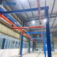 Grue monorail KBK à fonctionnement silencieux |   Système de grue légère flexible à fixation par boulons, facile à installer, avec chariot de levage ergonomique