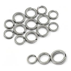 Anneaux de pêche en acier inoxydable, parfaits pour les leurres et les hameçons, résistants à la rouille, solides et fiables pour les pêcheurs - Product Image 1