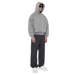 2025 personalizado al por mayor de peso pesado 3D en relieve de gran tamaño Drop Shoulder Hoodie de alta calidad de los hombres Boxy sudaderas Casual Hoodie - Product Image 3