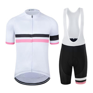 Ropa de rendimiento de ciclismo para hombres y mujeres, camisetas personalizadas, pantalones cortos y baberos, ligeros, transpirables y elegantes - Product Image 1