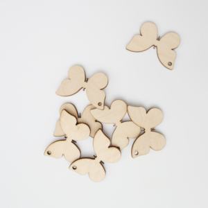 Technique polie de jouets décoratifs papillon en bois pour bébé, exclusivité créative - Product Image 5