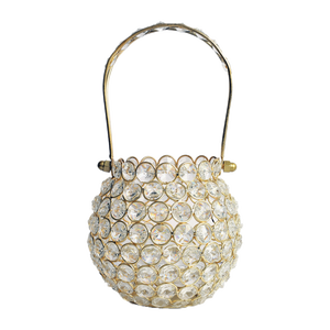 Vente chaude de haute qualité cristal métal votif bougeoir Design moderne suspendu bougeoir pour les mariages et événements - Product Image 1