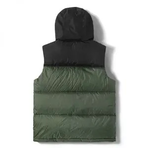Gilet matelassé pour homme, veste sans manches, nouveau style respirant, doudoune d'hiver chaude, col montant ample, veste matelassée - Product Image 3