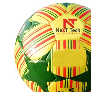 Next Tech Nouveau style Technologie hybride de football Ballon de match professionnel Matériau de texture en TPU Conception personnalisée et logo personnalisé - Product Image 4