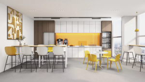 Bàn cao hợp tác hiện đại cho văn phòng & nhà bếp cho cuộc họp mở & đồ nội thất dự án Bàn hội nghị phong cách - Product Image 3