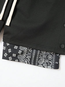 Pantalones cortos de gimnasio de secado rápido estilo High Street para hombre 2 en 1, ropa deportiva de doble capa para correr, patrón sólido para entrenamientos deportivos - Product Image 3