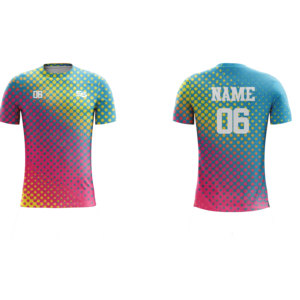 Maillot de football personnalisé T-shirt de football à col en V pour hommes, vêtements de sport vintage classiques à sublimation, motif imprimé vintage uniforme - Product Image 4