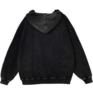 Pull à capuche épais 100% coton pour hommes, vierge de haute qualité pour l'hiver avec impression de logo personnalisée - Product Image 2