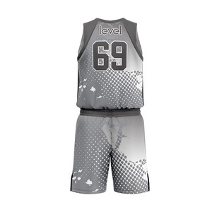Ensembles confortables d'uniformes de basket-ball de logo personnalisé de haute qualité en tissu doux - Product Image 2