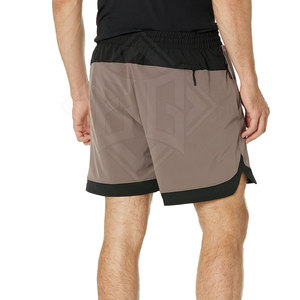Pantalones Cortos Deportivos para Hombre, Estilo Urbano, Tejido de Algodón y Lona, Diseño Sólido, Cierre con Cordón, Secado Rápido, Transpirables, Personalizables - Product Image 2