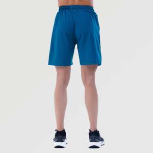 Shorts de sport Performa Fit en polyester longueur genou (vert sarcelle foncé) XXS – Taille élastique confortable pour la gym et le sport - Product Image 2