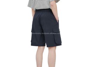 OEM/ODM personalizado al por mayor de alta calidad de los hombres sueltos Casual con cordones Bolsillo grande pantalones Cargo Street Trend prendas de vestir exteriores pantalones cortos - Product Image 3