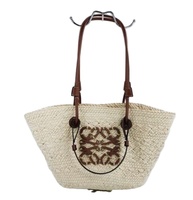 Sac à bandoulière de luxe d'été en paille Sac panier de légumes tissé Fournisseur de crochet