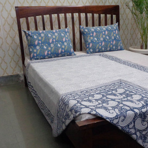 Manta Dohar de Algodón Orgánico de Último Diseño, Tamaño Individual, Estampado a Bloque Personalizado, Tradicional India, Hecha a Mano, Suave y Elegante, Suministro al por Mayor - Product Image 5
