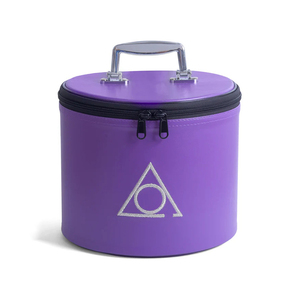 Masonic Fez Case Imitación de cuero púrpura Nuevo Alta calidad Personalizado New Regalia Crown Fez Shriner Cases - Product Image 1