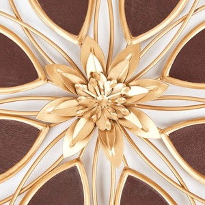 Metal Flower Modern Abstract Metal Wall Art with Stylish Design for Home or Office for Wall <b>Decor</b> and <b>Spring</b> Format - Product Image 3