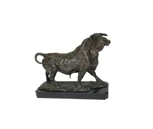 High quality Charging Bull Customized Metal Sculpture Elegant For Home Office Tabletop Decor Usage In Wholesale Cheap price