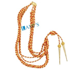 สายชุดยูนิฟอร์ม aiguillette แบบใหม่อุปกรณ์เสริมเครื่องแบบทำด้วยมือเงิน aiguillettes - Product Image 6