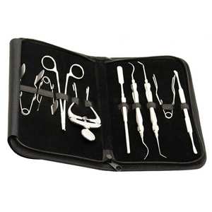 Kit Completo de Odontología Veterinaria de 9 Piezas para Conejos y Roedores con Herramientas Manuales de Metal y Bolsa Negra - Product Image 5