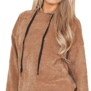 Conjunto Deportivo Vintage para Mujer, Sudadera con Capucha y Pantalones Jogger Lavados al Ácido, Algodón Grueso, Ropa Urbana de Moda, Logotipo Personalizado, Venta al Por Mayor - Product Image 6