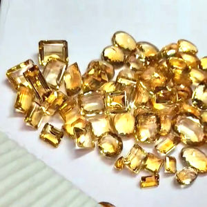 พลอยซิทรินสีทองธรรมชาติขนาด18มม. 36มม. 151ชิ้นทรงรีและสี่เหลี่ยมผืนผ้า4355cts ขายดีมากคุณภาพเรา $1920ทั้งหมด - Product Image 3