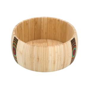 Conteneur de stockage haut de gamme bol à salade avec poignées bol à salade personnalisé pour la maison hôtel restaurant dessus de table saladier de service - Product Image 6