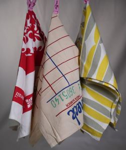 Serviette de cuisine 100% coton biologique séchage rapide et impression de logo élégant torchon de vaisselle écologique avec effet lavé personnalisable - Product Image 1