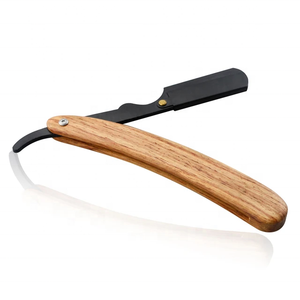 Afeitadora Manual para Hombre, Maquinilla de Afeitar de Acero Inoxidable con Borde Recto, Afilada, Plegable, Novedad - Product Image 4