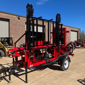 Trailer Firewood Processor Wood Chip <b>Machine</b> Commercial Cut and <b>Split</b> Logging Equipment - Product Image 3