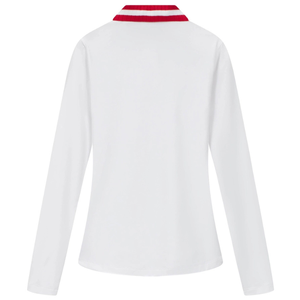 Ropa Deportiva para Golf, Camisas de Mujer de Manga Larga, Tejido de Punto, Antiarrugas, Algodón, Ajuste Personalizado, Logotipo Personalizado + Diseño OEM ODM, Transpirable - Product Image 3