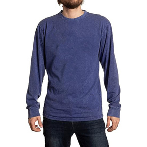 Custom 380GSM Fleece Heavy Weight Sudadera con capucha de gran tamaño Vintage Boxy Fit Acid Wash Unisex Mock Neck Sudadera - Product Image 4