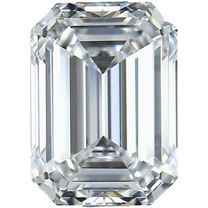 Diamante cultivado en laboratorio con corte esmeralda de 3,0 quilates IGI certificado Diamante de laboratorio suelto VVS claridad DEF Color para hacer joyas - Product Image 2