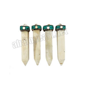 Charme Ethnique Indien Artisan Corne Pendentif pour Chaque Occasion Indien Artisanat Corne Pendentif Inde - Product Image 3