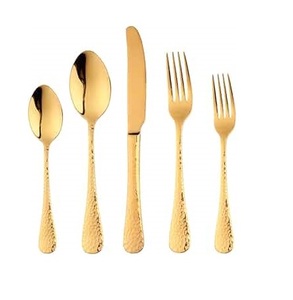 Ensemble de couverts en laiton plaqué or de qualité standard, ensemble de couverts pour hôtel, restaurant, utilisation sur table. - Product Image 6