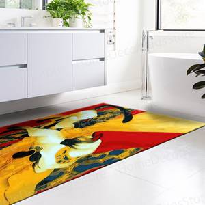 Alfombra Estampada de Gustav Klimt, Alfombra Antideslizante, Fácil de Limpiar, Alfombra de Chenilla - Product Image 4