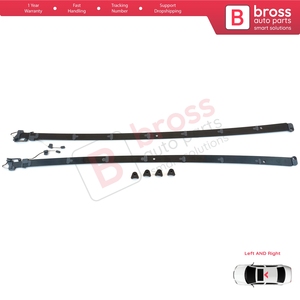 Juego de reparación de guías deslizantes de cristal para techo corredizo panorámico BSR593 para C W205, longitud 57 cm - Product Image 3