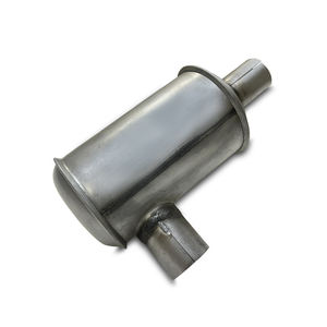 Silencieux d'échappement en aluminium argenté de haute qualité fabriqué à Taïwan pour tondeuses à gazon, tracteurs de jardin, équipements agricoles, moissonneuses-batteuses - Product Image 2