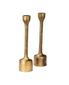 Candelabros elegantes dorados con diseño glamoroso, soporte de iluminación para eventos recién llegado, decorativo para fiesta de boda y hogar - Product Image 5