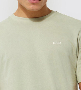 Ropa de verano personalizada, cuello redondo, manga corta, cómoda, transpirable, ropa a granel con patrón de letras, utilizada para Stock portátil - Product Image 2