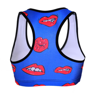 Soutien-gorge de sport pour femmes soutien-gorge de sport Yoga Workout Crop Tops personnalisé Top Fitness Halter soutien-gorge de sport réglable vente en gros - Product Image 4