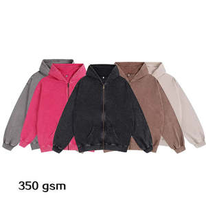 Offre Spéciale automne couleur unie hommes à manches longues fermeture éclair Hoodies avec des couleurs et des tailles personnalisées - Product Image 1