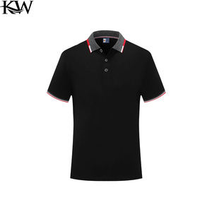 Polo d'été pour homme en coton pur de haute qualité, populaire pour les affaires, respirant, confortable, exquis, luxueux, brodé - Product Image 1