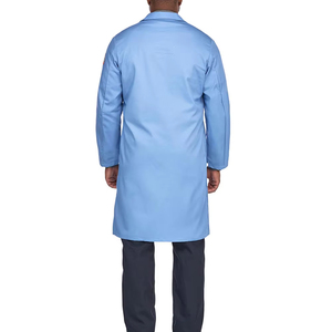 Uniformes de Hospital de Manga Larga al por Mayor, Bata de Laboratorio, Uniforme Médico de Enfermería, Productos de Laboratorio, Batas de Farmacia Azules - Product Image 5