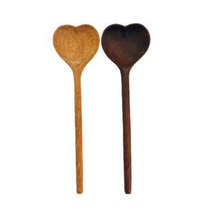 Cuchara de madera totalmente natural-Cuchara de madera dura de mango largo para té y postre-Artesanía Premium para pedidos a granel - Product Image 1