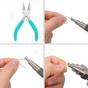 Professional Jewelry Making <b>Plier</b> <b>Set</b> Beading Tool Kit Precision Hand Tools For Wire Wrapping Jewelry Design And Repair Work - Product Image 6