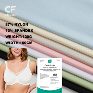 Phụ Nữ Của 120G Nylon <span class=keywords><strong>Spandex</strong></span> Vải Cho Đồ Lót Mềm Mại Thoáng Khí 4 Cách Căng Và Đàn Hồi Thoải Mái Thân MẬT Mặc - Product Image 1